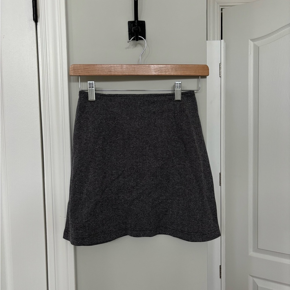 Vintage Garage grey mini skirt